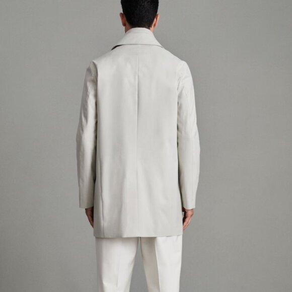 NWT Reiss Perrin Jacket With Removable Funnel-Neck Insert in Stone - Picture 2 of 12